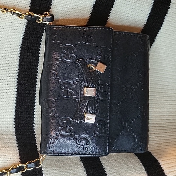 Gucci Black Leather Wallet Authentic - Picture 2 of 11
